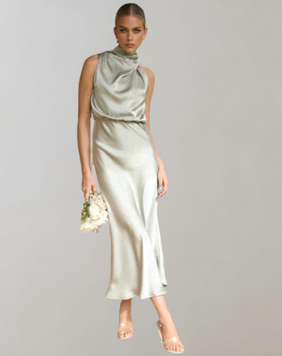 Lanna - Glänzendes Maxileid | Elegantes Abendkleid | Schick