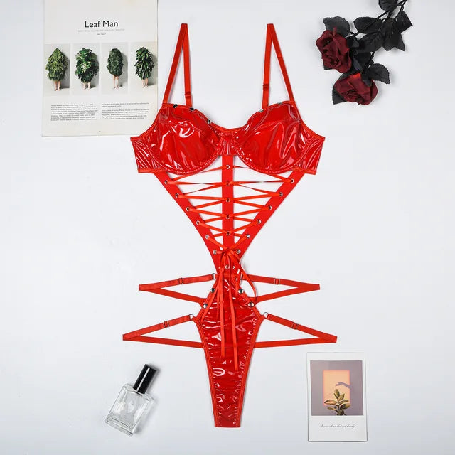 Mireille Laurent® | Verführerischer Latex-Einteiler