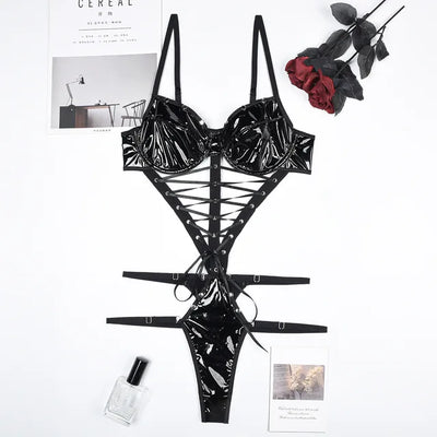 Mireille Laurent® | Verführerischer Latex-Einteiler