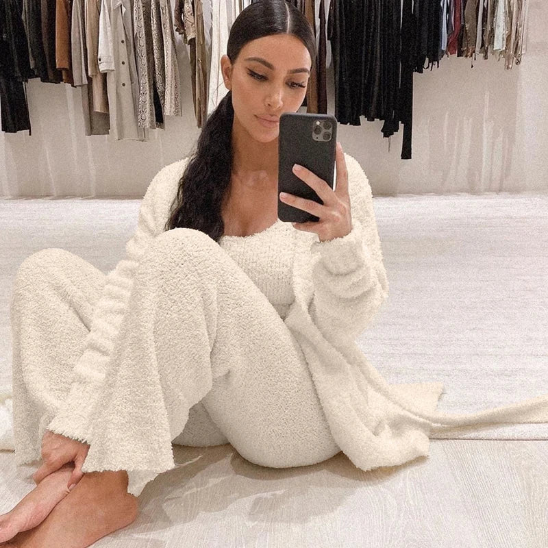 Kim - Warme Bademantel Pyjamas