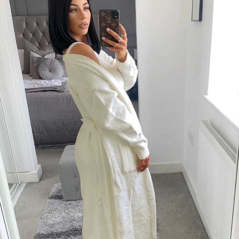 Kim - Warme Bademantel Pyjamas