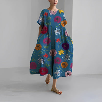 Norah™ | Comodo abito floreale 