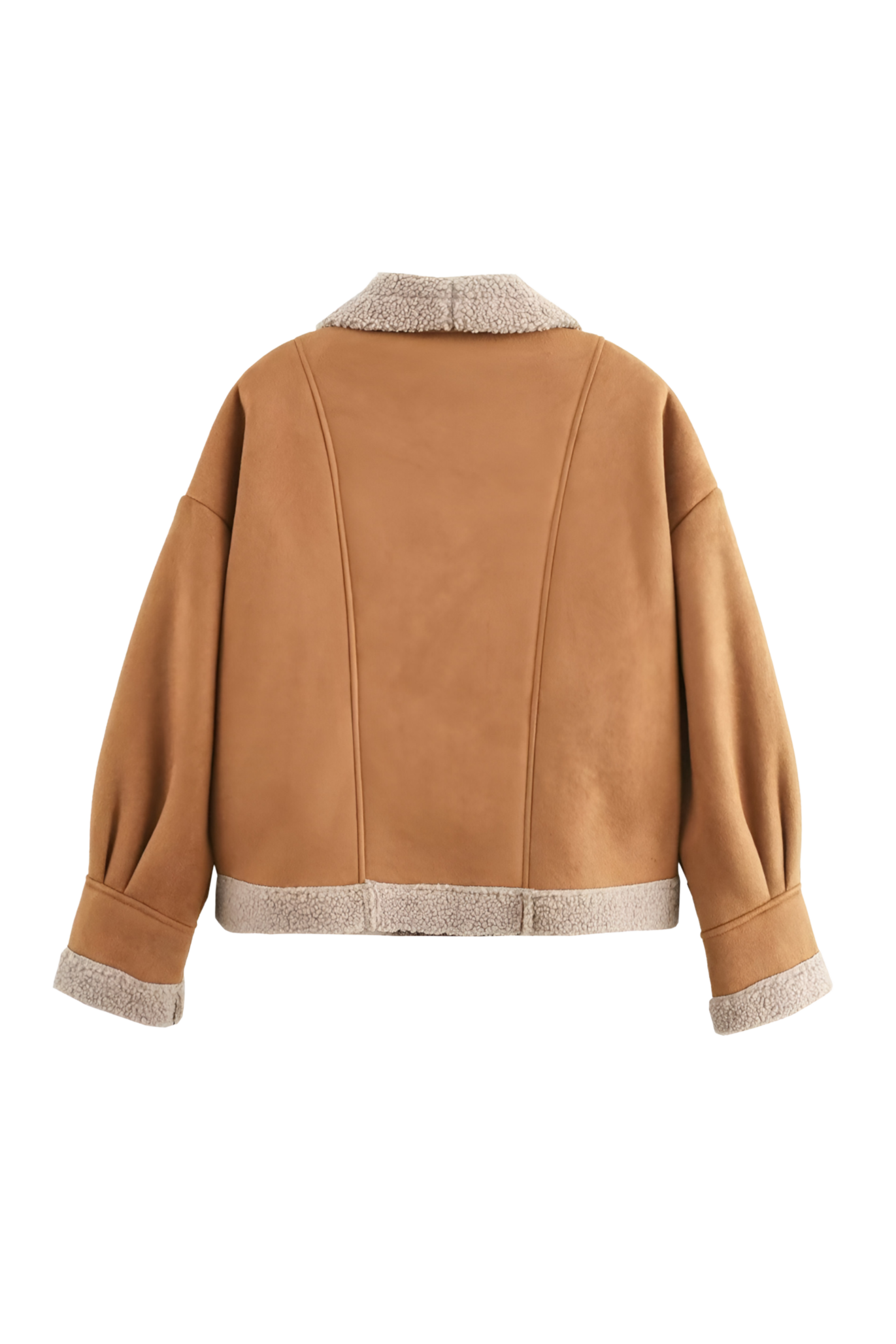 Anna - Fleecejacke mit Kontrastkragen