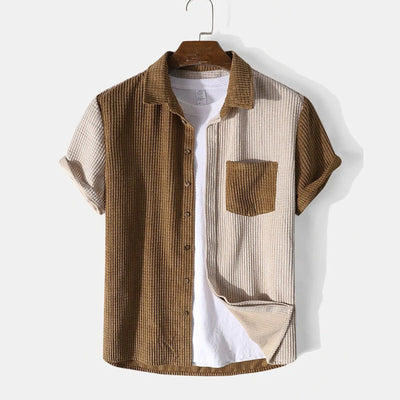 "Cord Brise Mocha" - set estivo da 2 in velluto a coste