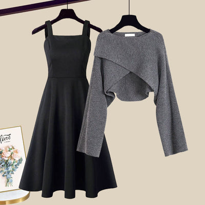 LENI - Stilvolles Strickkleid-Set