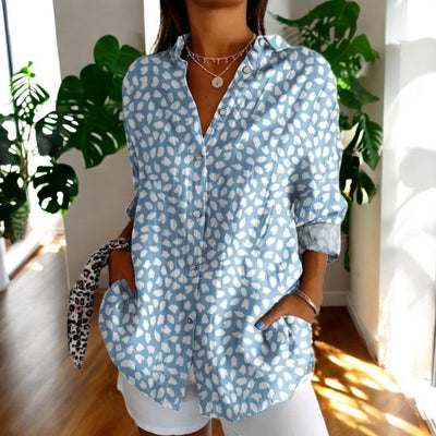 Carla™ - Vintage-Bluse mit Blumendruck