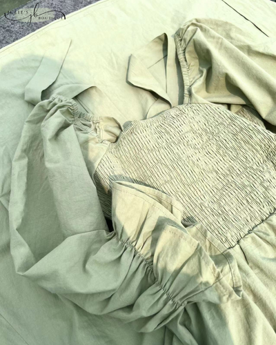 OPHÉLIA™ | ROBE FRANÇAISE À MANCHES VOLANTES