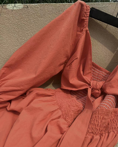 OPHÉLIA™ | ROBE FRANÇAISE À MANCHES VOLANTES