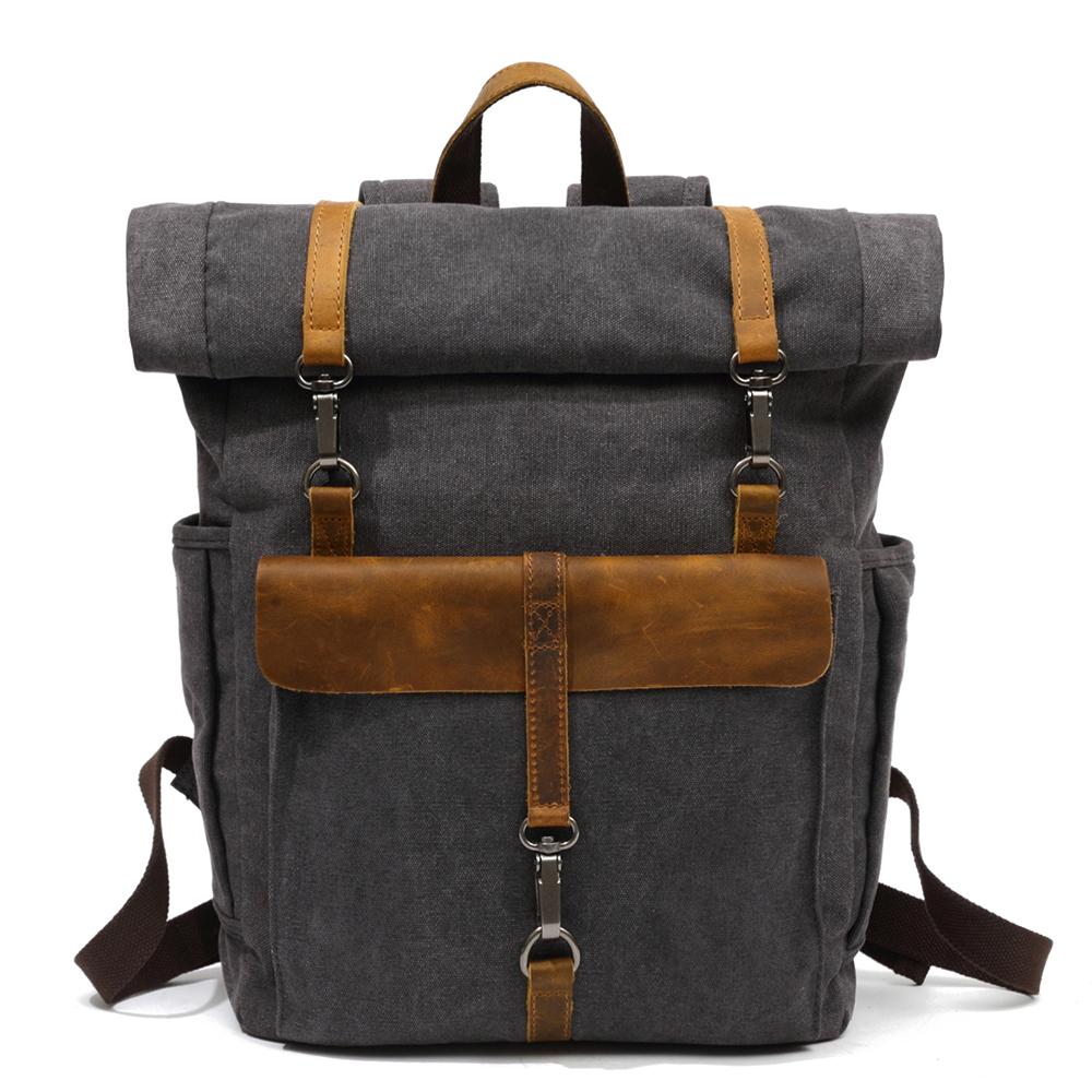 ZÜRICH | Retro Segeltuch-Rucksack