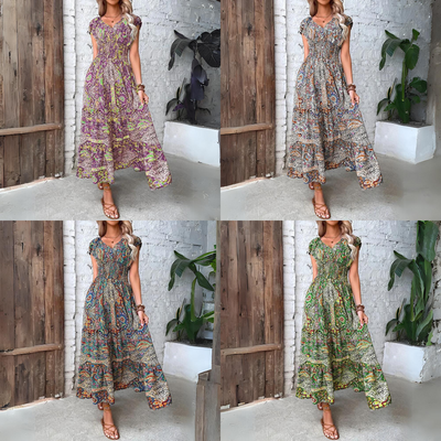 Karlee | Robe élégante à manches courtes