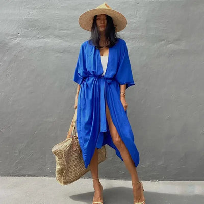 Nina - Vintage Kimono mit buntem Druck