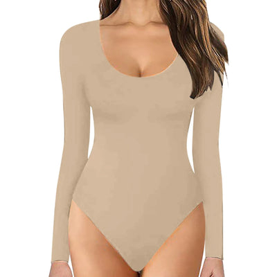 Julia's | Bequemer Bodysuit mit Rundhalsausschnitt
