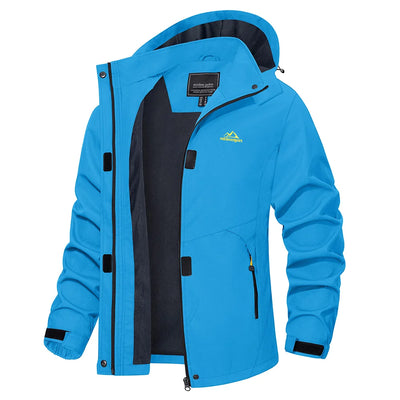 Kiki - Lange wasserdichte Wanderjacke - Abnehmbare kapuze