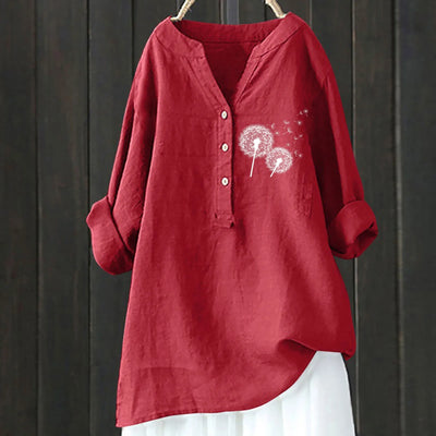Xai - Vintage Blumen druck Blusen