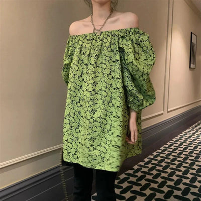 Noa - Böhmische Bluse Entblößte Schultern