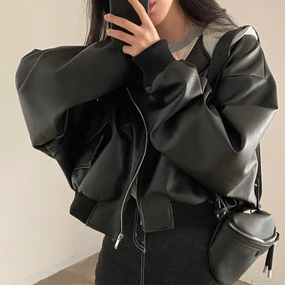 Anika - Elegante Lederjacke für jede Gelegenheit