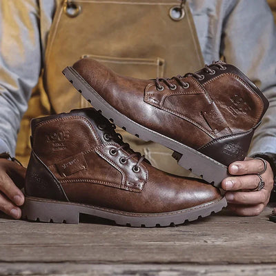 Ewald | Lässige Lederstiefel für Männer im britischen Stil