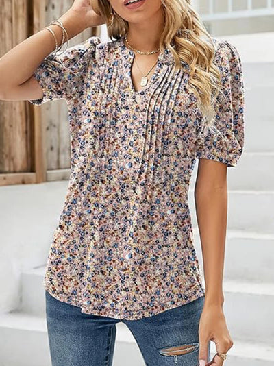 Tunika - Tops V-Ausschnitt Shirts/Bluse
