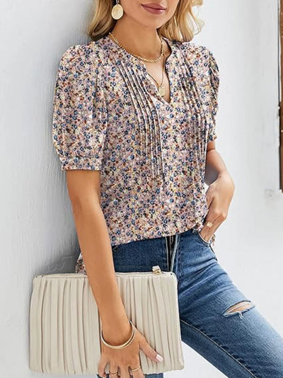 Tunika - Tops V-Ausschnitt Shirts/Bluse