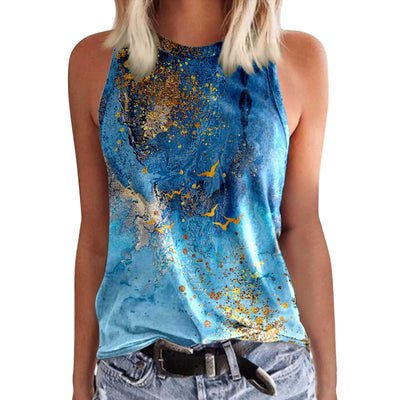 Joya - Bunte Leinen Top
