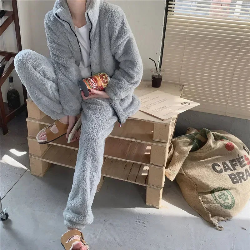 Ursula - Warm Wolle Pyjama für Frauen