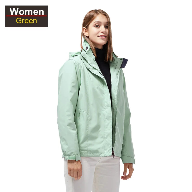 Helena - Lange 3 in 1 wasserdichte Wanderjacke - Unisex