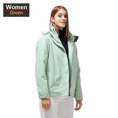 Helena - Lange 3 in 1 wasserdichte Wanderjacke - Unisex
