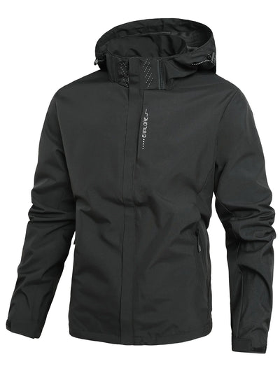 George - Lange wasserdichte Wanderjacke Windbreaker