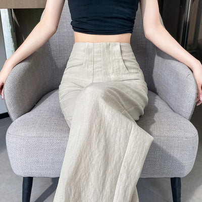 Alexa - Vintage Boho Hose mit Wiese Hosenbeine