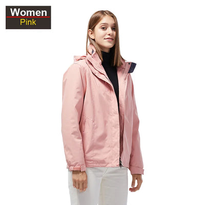 Helena - Lange 3 in 1 wasserdichte Wanderjacke - Unisex