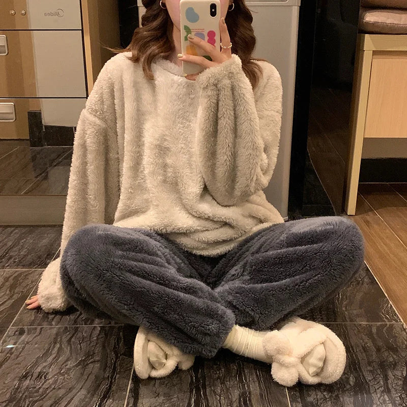 Jamilla - Wolle Pyjama für Frauen