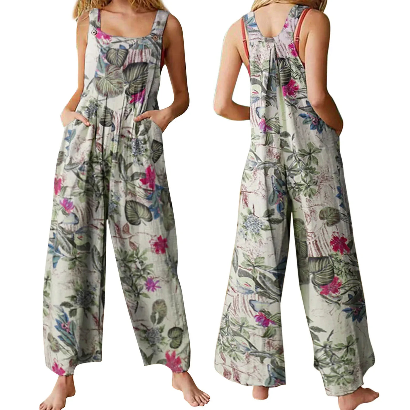 Wara™ - Overall Mit Blumendrück