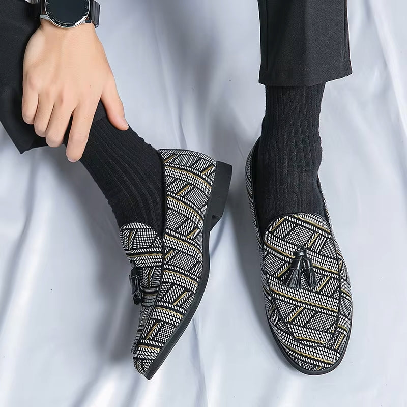 Ingo |  Halbschuhe aus Leder im Retro-Stil