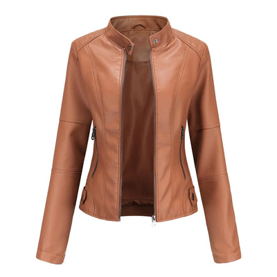Gianinna - Elegante Bikerjacke aus Leder
