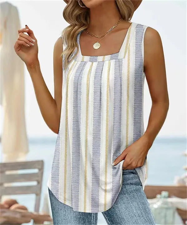 Veran - Ärmelloses Shirt Mit Knöpfen