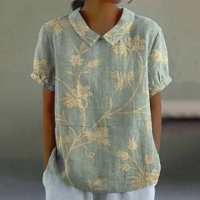 Amelia - Elegantes Top Mit blumendruck