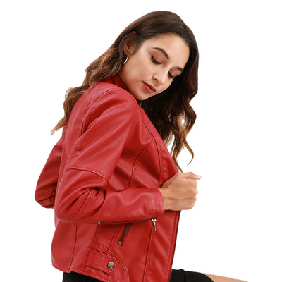 Gianinna - Elegante Bikerjacke aus Leder