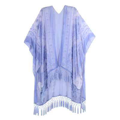 Dunya - Vintage Kimono mit buntem Druck