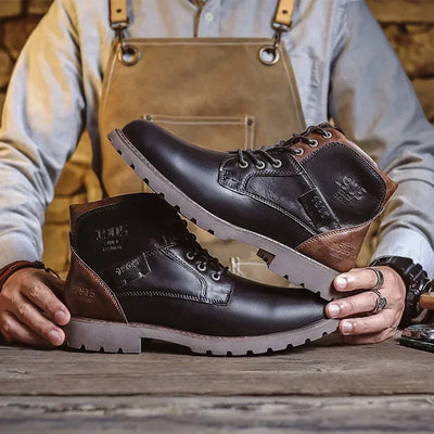 Ewald | Lässige Lederstiefel für Männer im britischen Stil