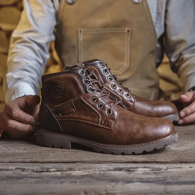 Ewald | Lässige Lederstiefel für Männer im britischen Stil