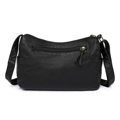 Naya | Vintage Leder Umhängetasche mit mehreren Fächern