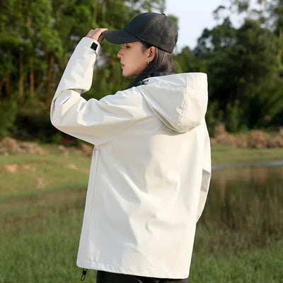 Gina - Lange wasserdichte Wanderjacke - Unisex