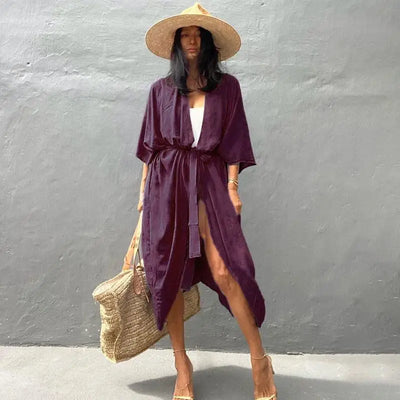 Nina - Vintage Kimono mit buntem Druck