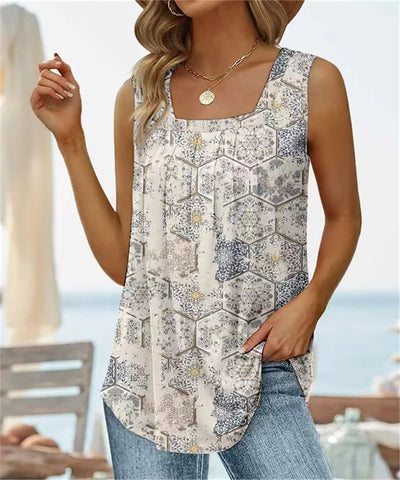 Veran - Ärmelloses Shirt Mit Knöpfen