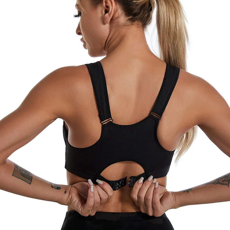 Nadine | Sportliches Crop-Top mit Push-Up-BH – Für Fitness und Gym