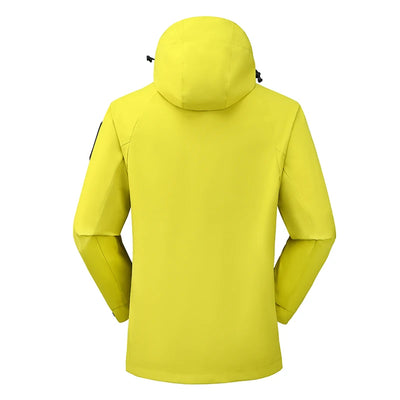 Helena - Lange wasserdichte Wanderjacke - abnehmbare Kapuze - Unisex