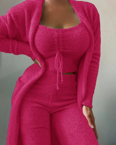 Nina - Pyjama aus Wolle für Frauen