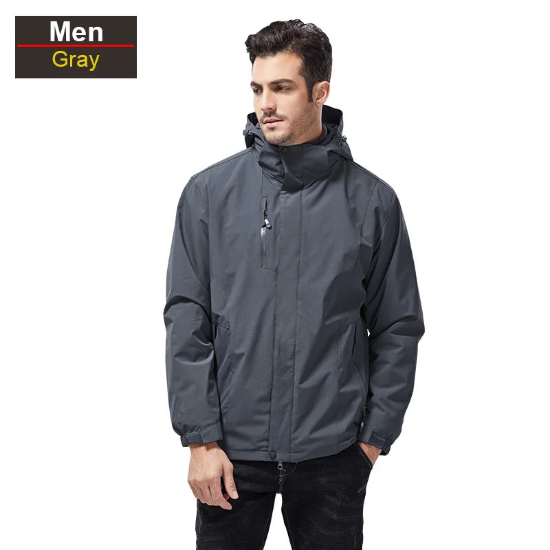 Helena - Lange 3 in 1 wasserdichte Wanderjacke - Unisex