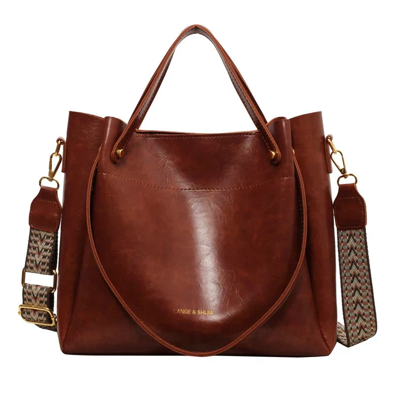 Nura | Elegante Ledertasche mit zwei Riemen