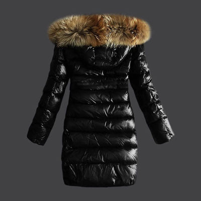 Diana - Warme Pelz-Pufferjacke - Winddicht